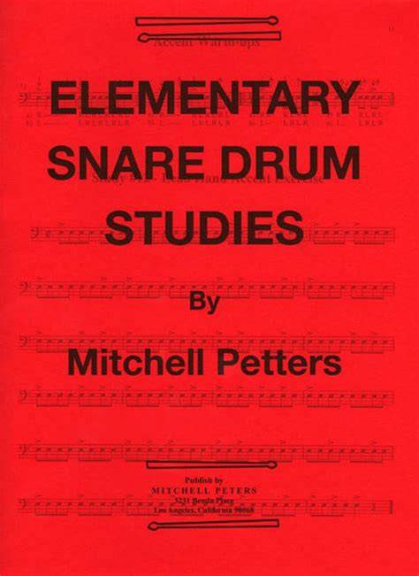 mitchell peters elementary snare drum studies