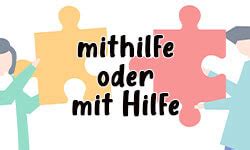 mithilfe oder mit hilfe