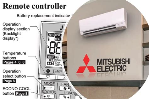 Mitsubishi Mini Split Ac Remote Control Manual