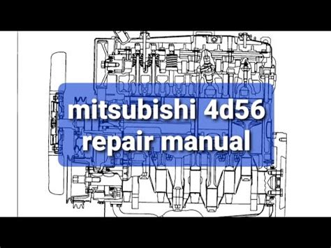 Read Mitsubishi 4D56 Service Manual 