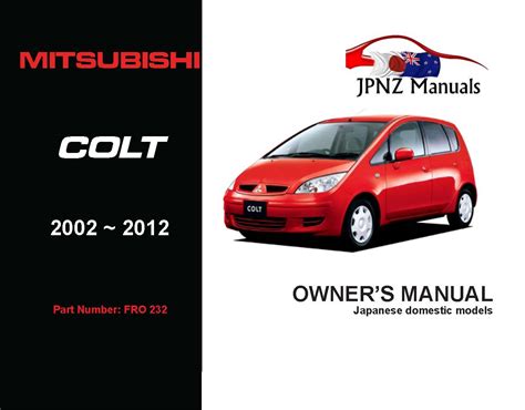 Full Download Mitsubishi Colt User Manual Download 
