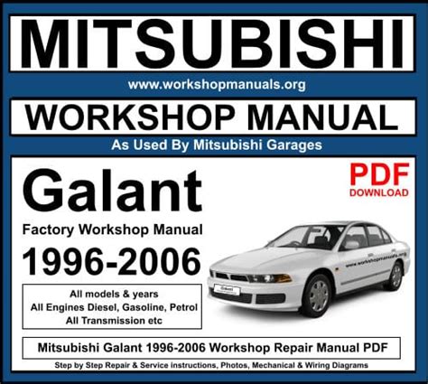 Full Download Mitsubishi Galant Workshop Repair Manual Download 