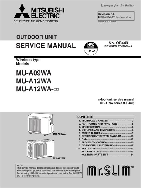 Full Download Mitsubishi Heavy Industries Vrf Service Manual File Type Pdf 