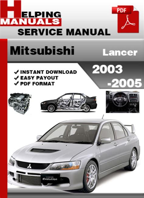 Download Mitsubishi Lancer 2003 Service Repair Manual Pdf Download 