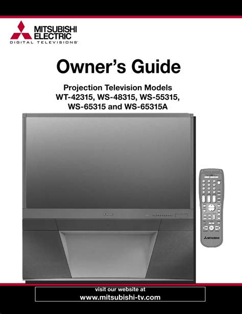 Read Online Mitsubishi Tv Owners Guide 