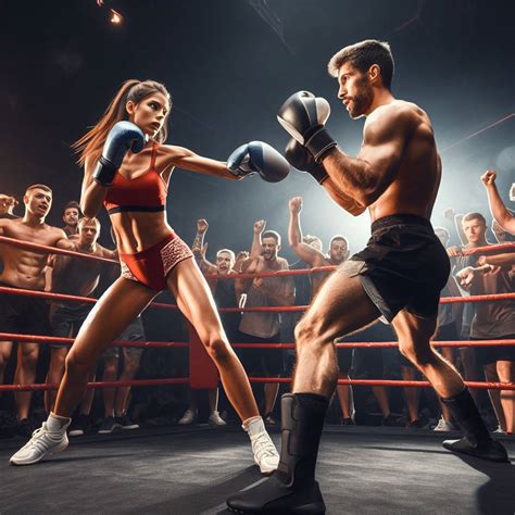 mixed boxing nude
