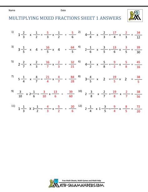 Mixed Fractions With Answer Key Worksheets K12 Workbook Mixed Reception Worksheet Answer Key - Mixed Reception Worksheet Answer Key