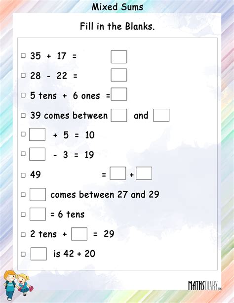 Mixed Maths Exercises Maths Answers Year 7 Galore Math Exercises - Math Exercises