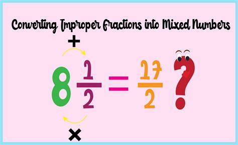 Mixed Number To A Improper Fraction