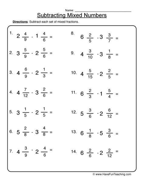 Mixed Numbers Worksheets 99worksheets Mixed Numbers Worksheet 4th Grade - Mixed Numbers Worksheet 4th Grade