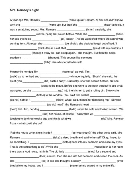 Mixed Tenses Paragraph Exercises With Answers   Teaching Mixed Tenses Ellii Blog - Mixed Tenses Paragraph Exercises With Answers
