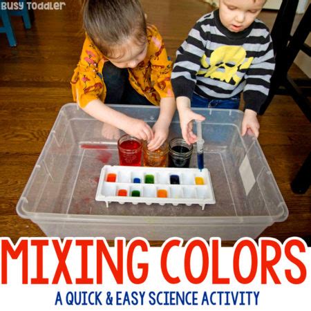 Mixing Colors Toddler Science Experiment Busy Toddler Color Mixing Science Experiments - Color Mixing Science Experiments