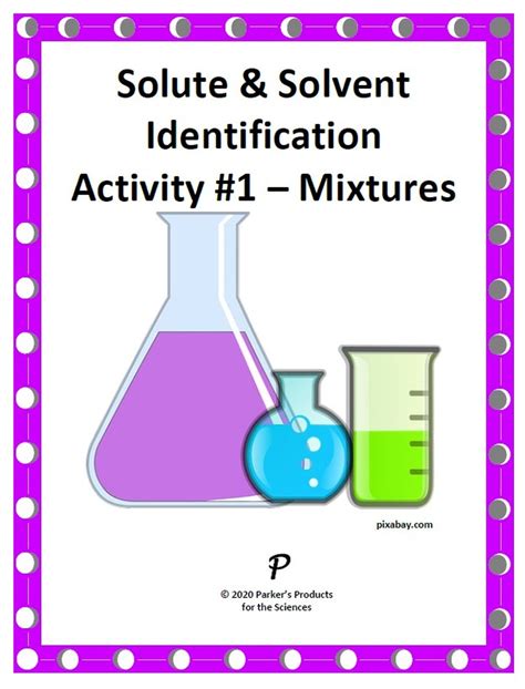 Mixtures Qld Science Teachers Solutes And Solvents Worksheet - Solutes And Solvents Worksheet