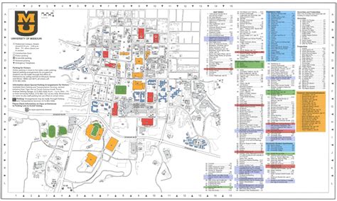 Mizzou Map Campus