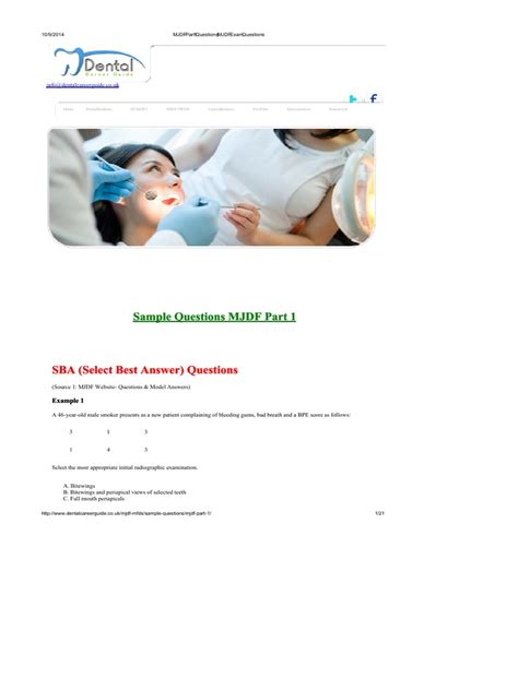 mjdf sample questions