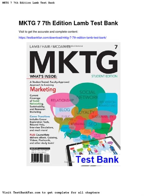 Read Online Mktg 7Th Edition Lamb Test Bank 