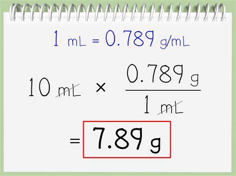 Ml In Grammi