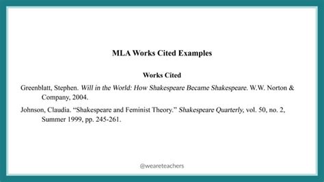 mla format cite biography