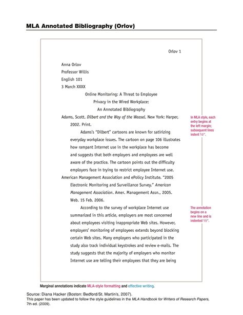 mla style essay of biography