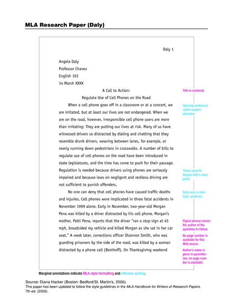 Read Mla Format Research Paper 
