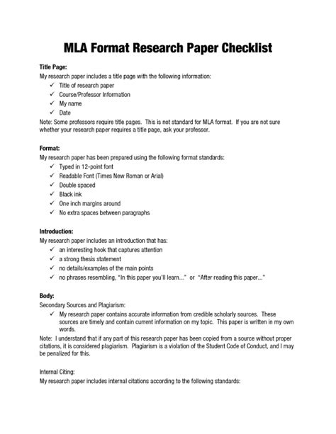 Full Download Mla Research Paper Format 