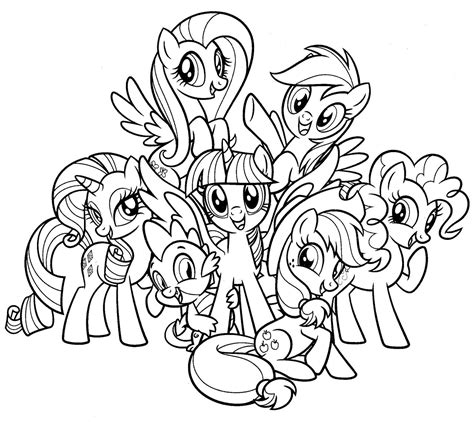 mlp coloring pages