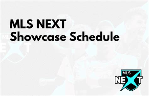 mls next schedule u13