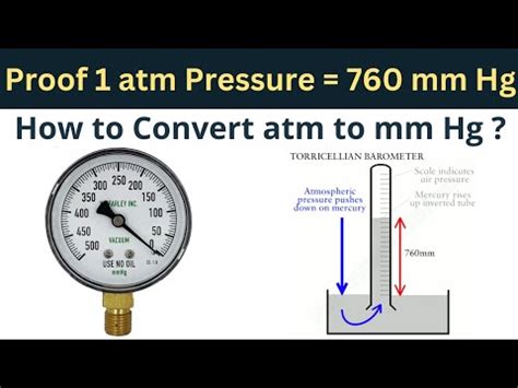 Mm Hg A Atm