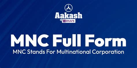 Mnc Stands For