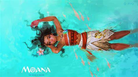 moana ocean nude