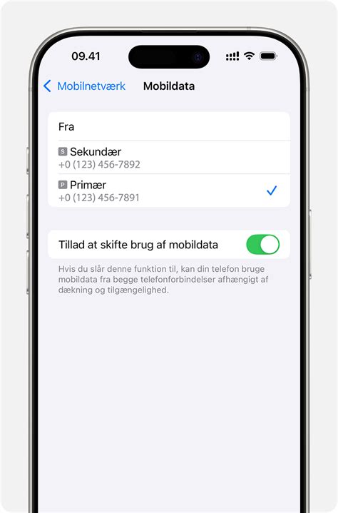 mobildata fungerer ikke iphone