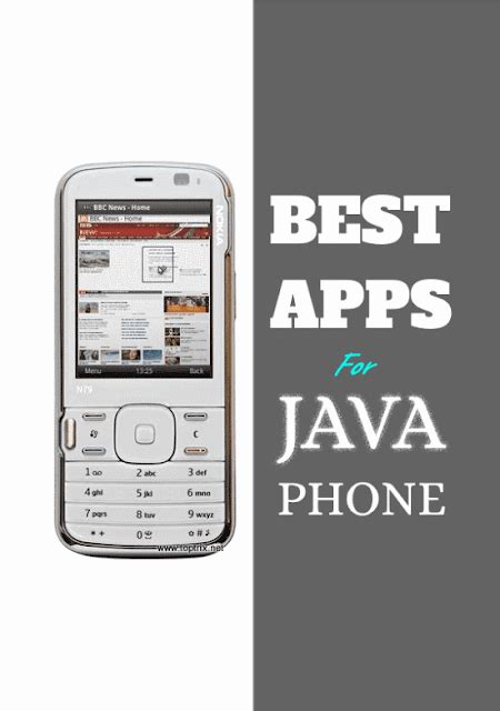 mobile application for java phones