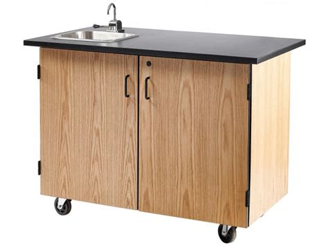 Mobile Science Cart With Shelving And Sink Wayfair Science Carts - Science Carts