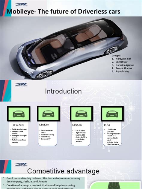 Mobileye The Future Of Driverless Cars Case Solution Analysis Thecasesolutions