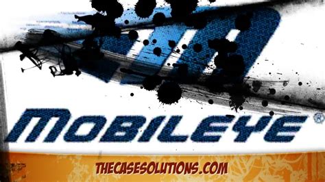 Full Download Mobileye The Future Of Driverless Cars Case Solution Analysis Thecasesolutions 