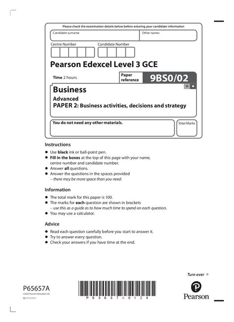 Mock Exam Papers Pearson