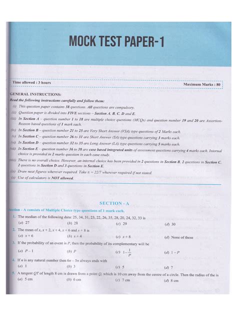 Mock Paper Principles Paper 01 Sep 2010 Hfe