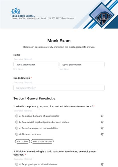 Download Mock Exam Papers R01 
