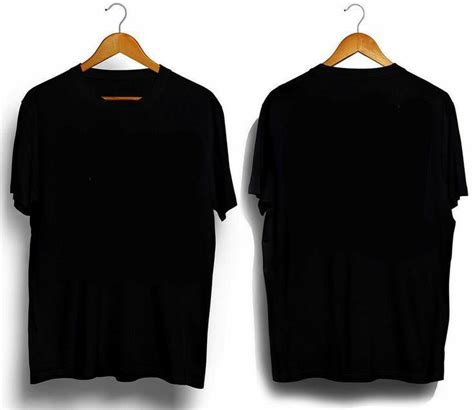 Mockup Kaos Hitam Hd  Black T Shirt Mock Up Untuk Ilustrasi Foto - Mockup Kaos Hitam Hd