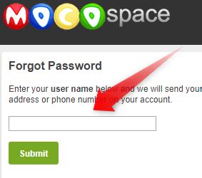 mocospace search username password