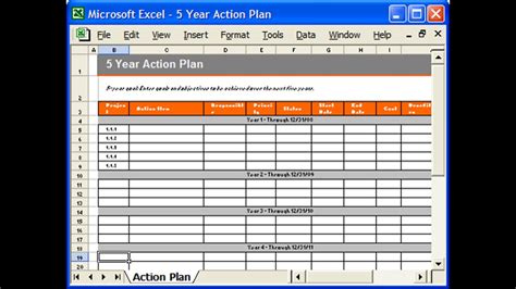  Modèle Plan D Action Excel - Modèle Plan D'action Excel