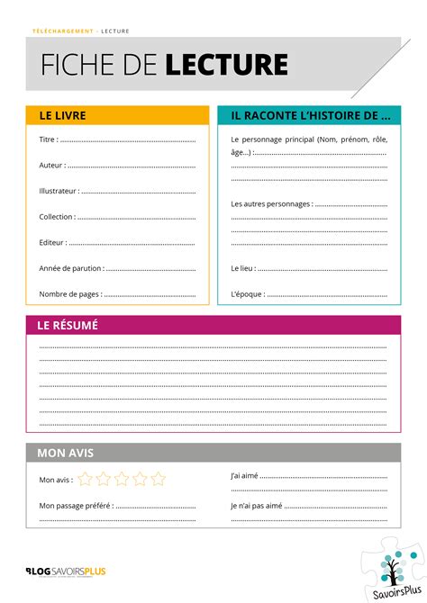 Mod Le Fiche De Lecture Universitaire