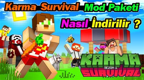 mod paketi Minecraft Evi. 