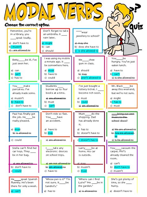 Modal Verbs Quiz