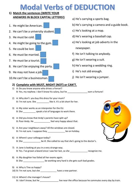 Modals Of Deduction Exercises