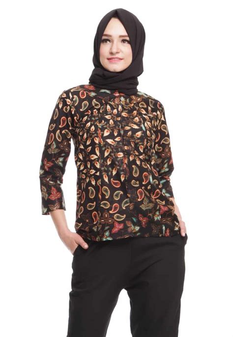 Model Baju Batik Atasan Wanita Kantor Yang Elegan Baju Kantor - Baju Kantor