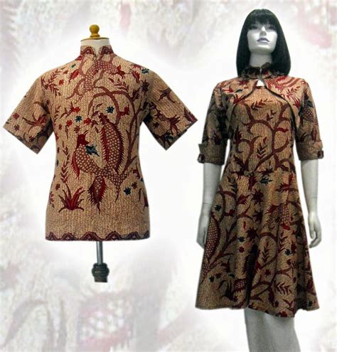 Model Baju Batik Sinoman Modern  Gambar Baju Batik Modern Wanita - Model Baju Batik Sinoman Modern