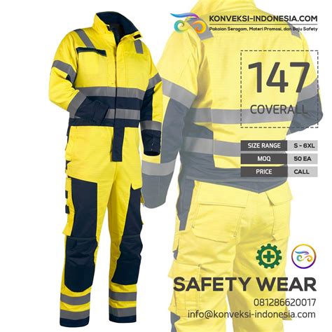 Model Baju Safety Terbaru  Wearpack Tahan Percikan Api Setelan 100 Katun Wearpack - Model Baju Safety Terbaru