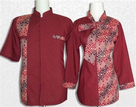 Model Baju Sinoman Putri Seragam Sinoman Batik Kombinasi - Seragam Sinoman Batik Kombinasi