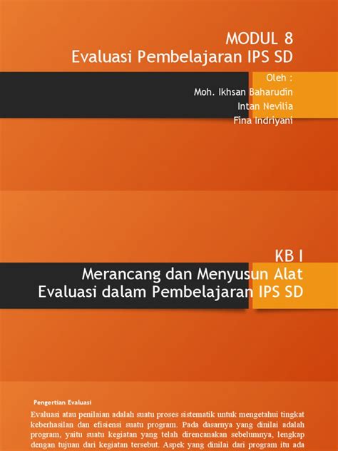 Model Evaluasi Program Pembelajaran Ips Di Smp
